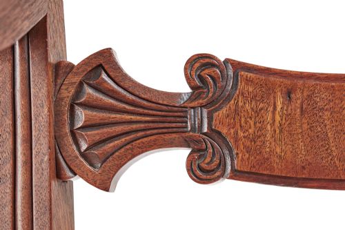 fig 1. Fine Regency Mahogany Elbow / Desk Chair