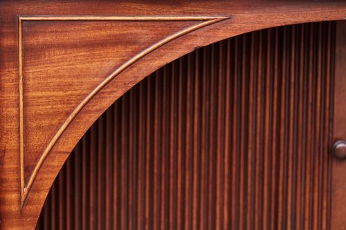 fig 1. Magnificent Large Antique Mahogany Sideboard