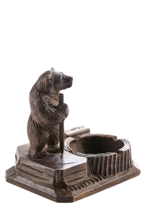 Antique Victorian Black Forest Carved Bear