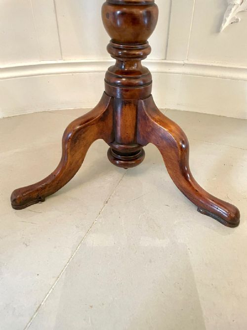 ANTIQUE VICTORIAN ELM FREESTANDING CENTRE TABLE - ADDITIONAL PHOTO 7