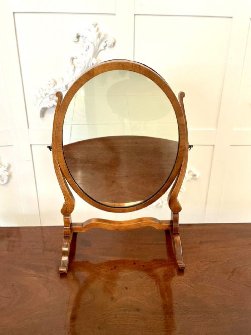 Antique Edwardian Mahogany Swing Mirror