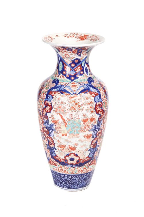 Large 19th Century Antique Imari Porcelain Vase