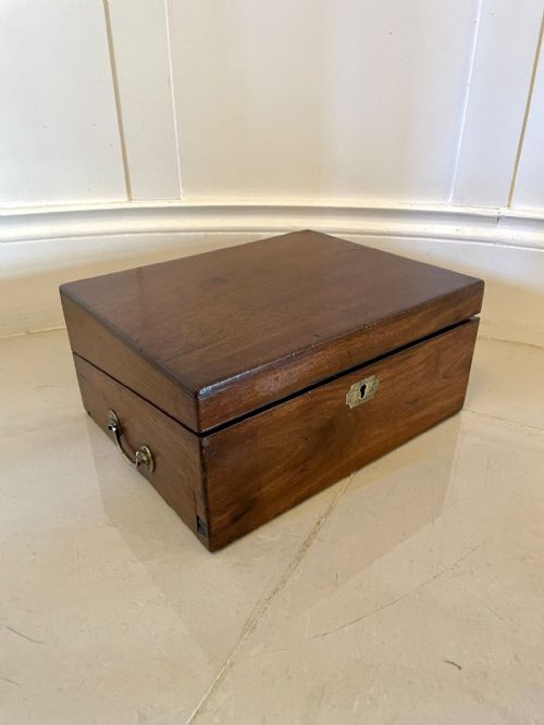 Antique George III Mahogany Writing Box