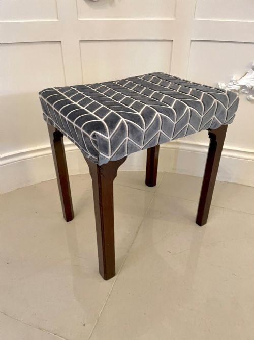 Antique George III Mahogany Stool