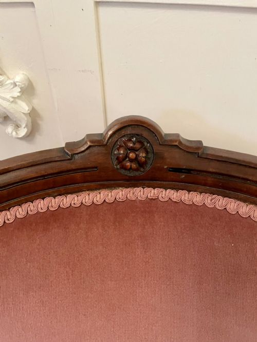 QUALITY ANTIQUE VICTORIAN WALNUT LADIES CHAIR - ADDITIONAL PHOTO 8