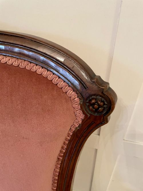 QUALITY ANTIQUE VICTORIAN WALNUT LADIES CHAIR - ADDITIONAL PHOTO 10
