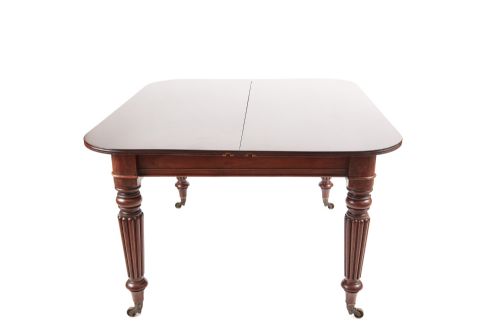 Quality William IV Mahogany Extending Dining Table