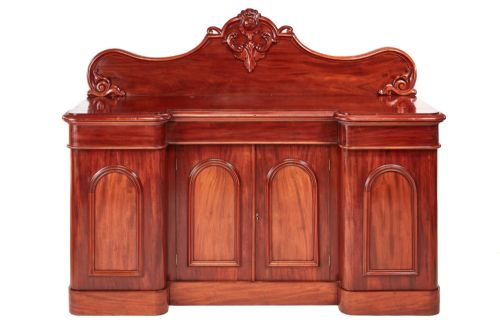 Quality Victorian Carved Mahogany Sideboard
