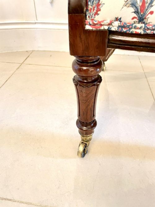 ANTIQUE VICTORIAN QUALITY ROSEWOOD SIDE CHAIR - ADDITIONAL PHOTO 9