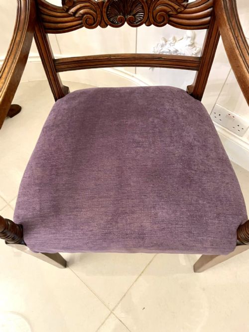 ANTIQUE REGENCY QUALITY MAHOGANY DESK CHAIR - ADDITIONAL PHOTO 2