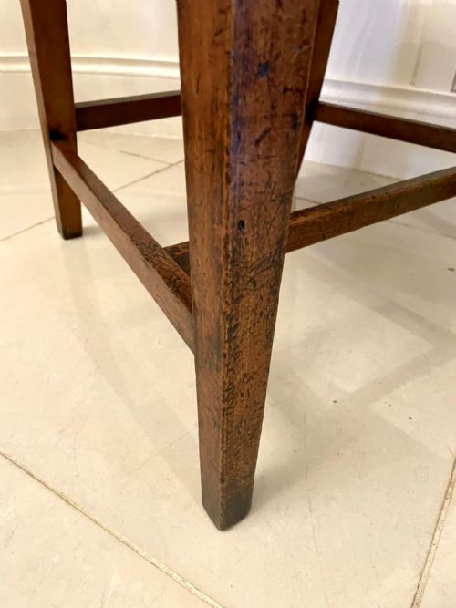 ANTIQUE REGENCY QUALITY MAHOGANY DESK CHAIR - ADDITIONAL PHOTO 14