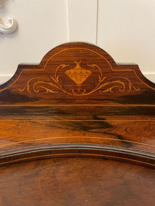 ANTIQUE EDWARDIAN QUALITY ROSEWOOD INLAID SIDE CABINET - ADDITIONAL PHOTO 10