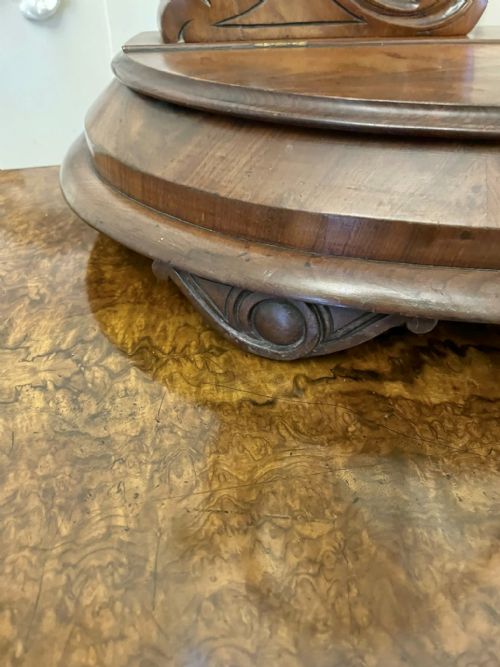 ANTIQUE VICTORIAN QUALITY MAHOGANY DRESSING TABLE MIRROR - ADDITIONAL PHOTO 5