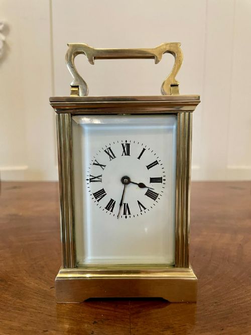 Antique Brass Carriage Clock