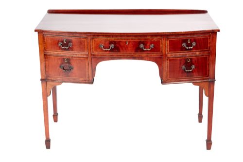 Quality Antique Edwardian Mahogany Writing Table