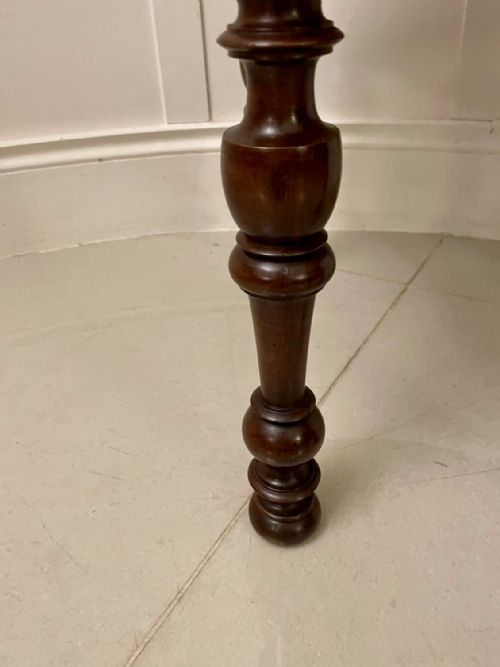 UNUSUAL ANTIQUE VICTORIAN OAK SIDE CHAIR - ADDITIONAL PHOTO 6