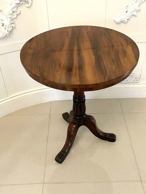 Antique William IV Quality Rosewood Lamp Table