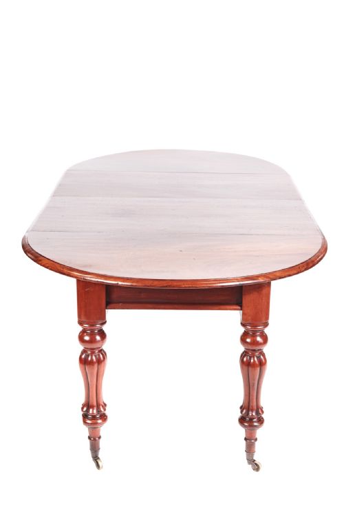 Quality William IV Mahogany Extending Dining Table
