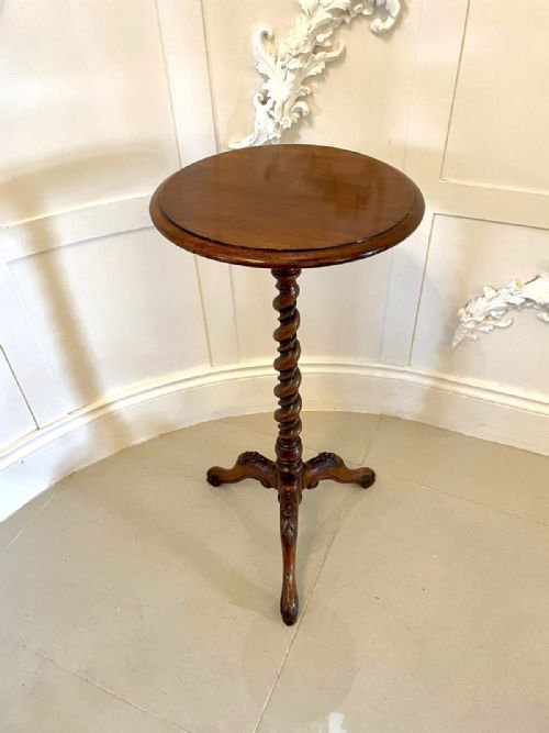 Quality Antique Victorian Mahogany Lamp Table 
