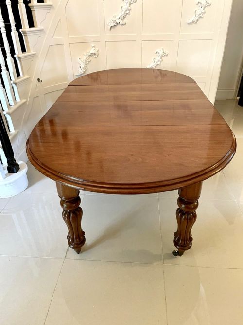 Antique Victorian Mahogany Extending Dining Table
