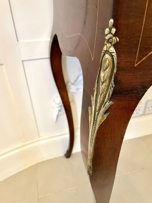 ANTIQUE VICTORIAN FRENCH INLAID ROSEWOOD FREESTANDING BUREAU ANTIQUE VICTORIAN FRENCH INLAID ROSEWOOD FREESTANDING BUREAU - ADDITIONAL PHOTO 16