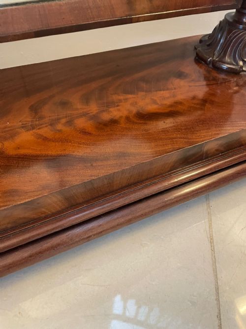 OUTSTANDING QUALITY ANTIQUE VICTORIAN MAHOGANY DRESSING MIRROR - ADDITIONAL PHOTO 2