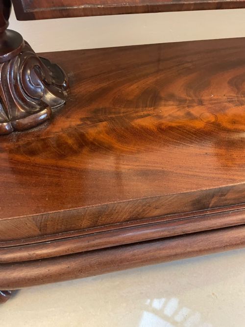 OUTSTANDING QUALITY ANTIQUE VICTORIAN MAHOGANY DRESSING MIRROR - ADDITIONAL PHOTO 5