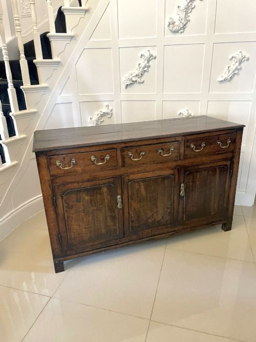 Superb Antique 18th Century Oak Dresser Base
