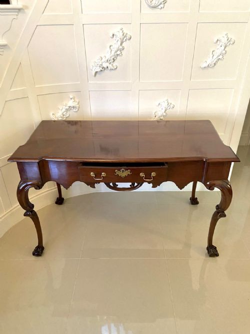 RARE 18TH CENTURY AMERICAN ANTIQUE CHIPPENDALE SERVINGCONSOLE TABLE
