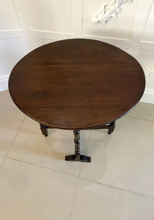 UNUSUAL ANTIQUE VICTORIAN QUALITY OAK COACHING TABLE - ADDITIONAL PHOTO 10