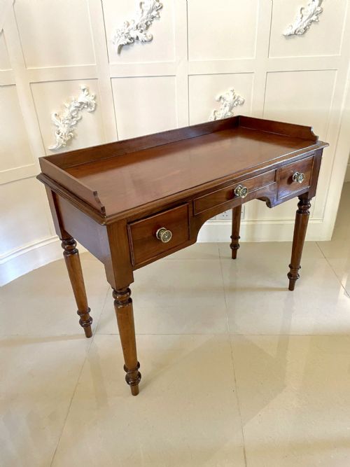 Quality Antique William IV Mahogany Side Table 
