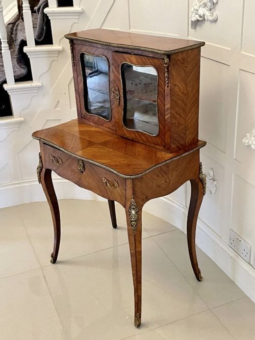 Antique Victorian Quality French Kingwood Bonheur Du Jour
