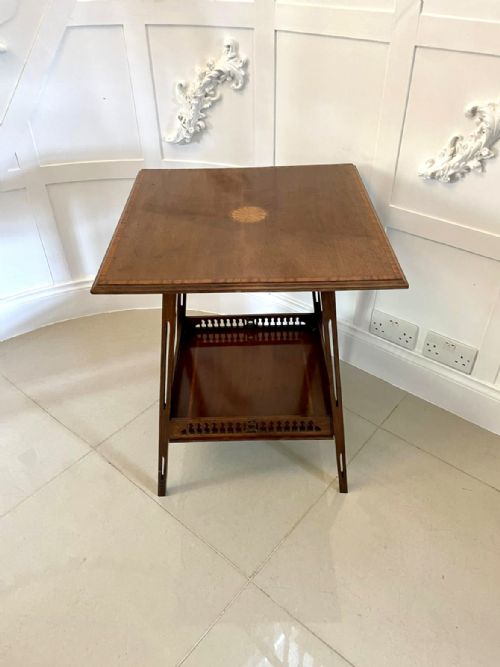 ANTIQUE EDWARDIAN QUALITY MAHOGANY INLAID CENTRE TABLE