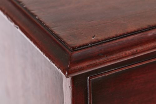 ANTIQUE GEORGE III 18TH CENTURY MAHOGANY GENTLEMANS WARDROBELINEN PRESS - ADDITIONAL PHOTO 8