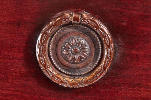 ANTIQUE GEORGE III 18TH CENTURY MAHOGANY GENTLEMANS WARDROBELINEN PRESS - ADDITIONAL PHOTO 9
