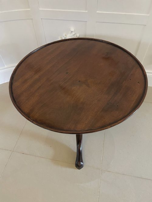 Antique George III Quality Circular Coffee Table 
