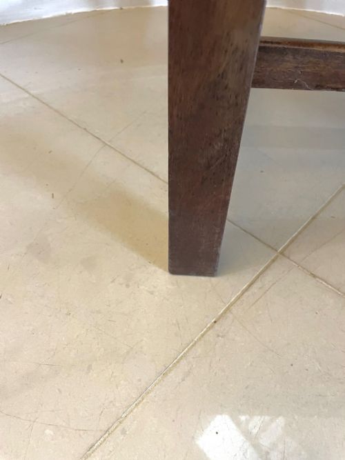 ANTIQUE MAHOGANY VICTORIAN DESK CHAIR - ADDITIONAL PHOTO 2