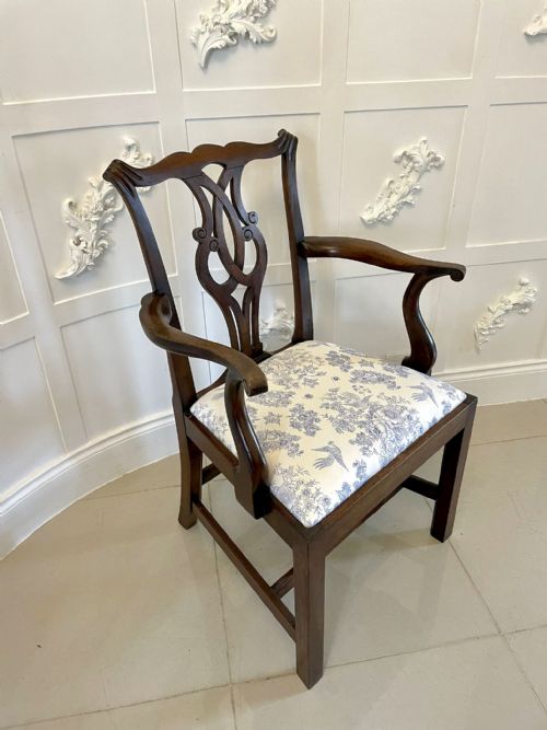 ANTIQUE MAHOGANY VICTORIAN DESK CHAIR - ADDITIONAL PHOTO 13