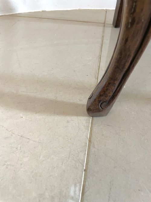 PAIR OF VICTORIAN WALNUT BEDROOMSIDE CHAIRS - ADDITIONAL PHOTO 3