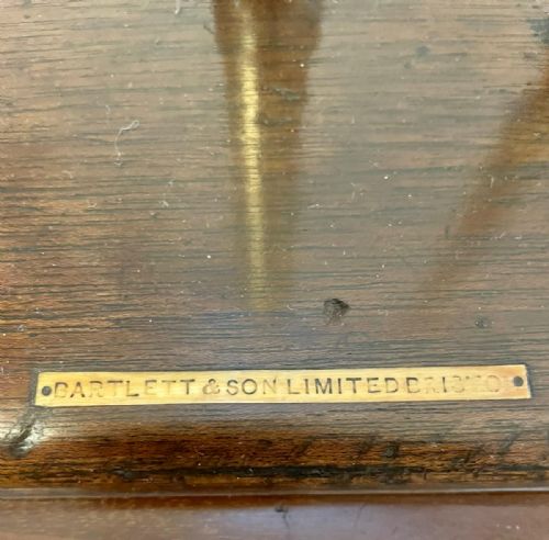 ANTIQUE PAIR OF BRASS SCALES BARTLETT SONS - ADDITIONAL PHOTO 4