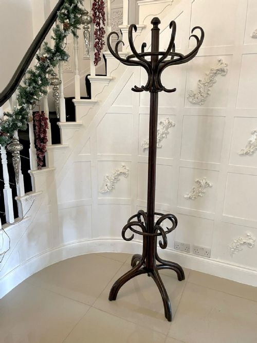 Antique Edwardian Quality Bentwood Hall Stand 
