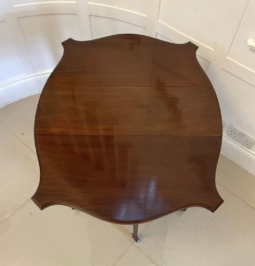 QUALITY ANTIQUE MAHOGANY SUTHERLANDOCCASIONAL TABLE - ADDITIONAL PHOTO 10