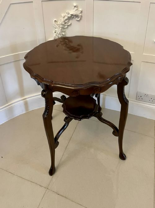 Antique Edwardian Mahogany Centre/lamp Table