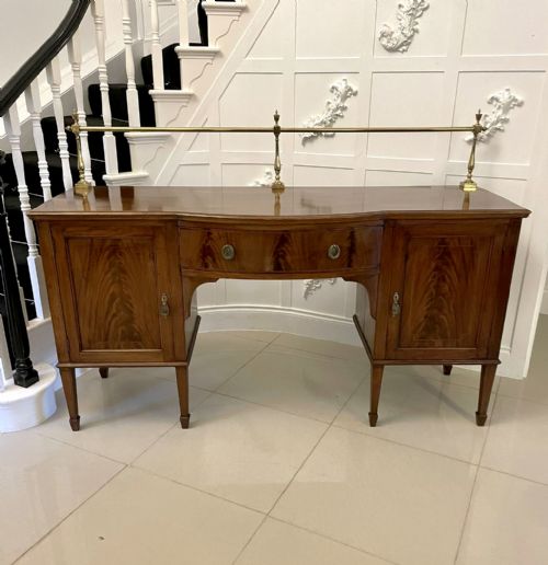 Antique Edwardian Mahogany Inlaid Sideboard by Hamptons and Sons, Pall Mall, London