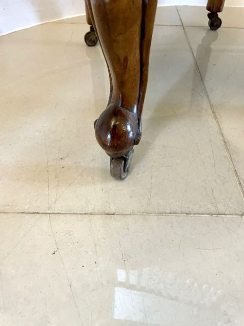 ANTIQUE VICTORIAN CARVED WALNUT SIDE CHAIR - ADDITIONAL PHOTO 3