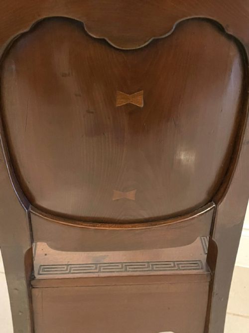 FINE QUALITY PAIR OF ANTIQUE CARVED CHINESE HALL CHAIRS - ADDITIONAL PHOTO 9