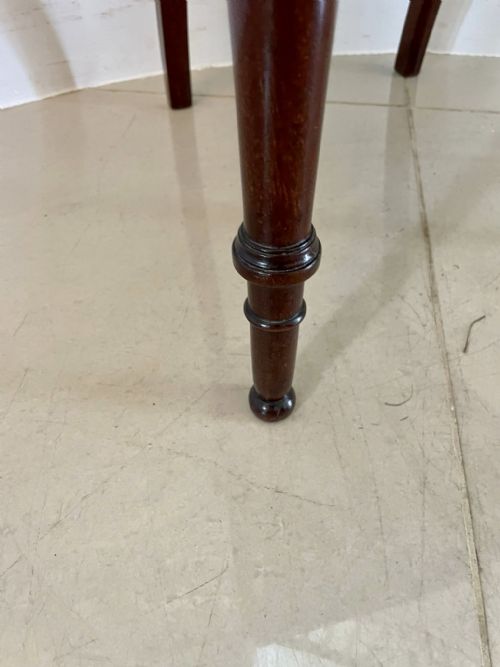 FINE PAIR OF ANTIQUE VICTORIAN CARVED MAHOGANY SIDE CHAIRS - ADDITIONAL PHOTO 4