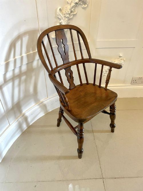 Antique George III Child’s Windsor Armchair