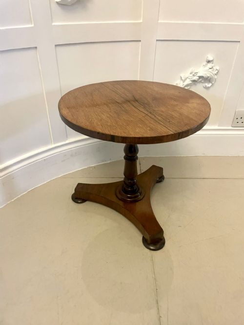 Small Antique Victorian Quality Rosewood Lamp Table