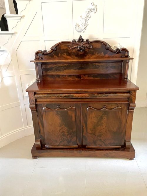 Antique Victorian Carved Mahogany Sideboard